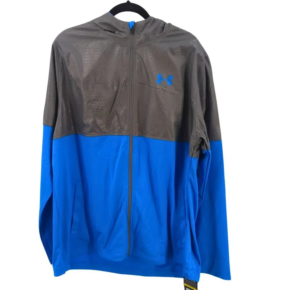 Under Armour 2XL Men’s Loose Fit Performance Windbreaker Jacket Athleisure NWT